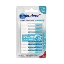 Metal Içermeyen Interdental Arayüz Fırçaları 1,5 - 3,5 Mm 40 Adet