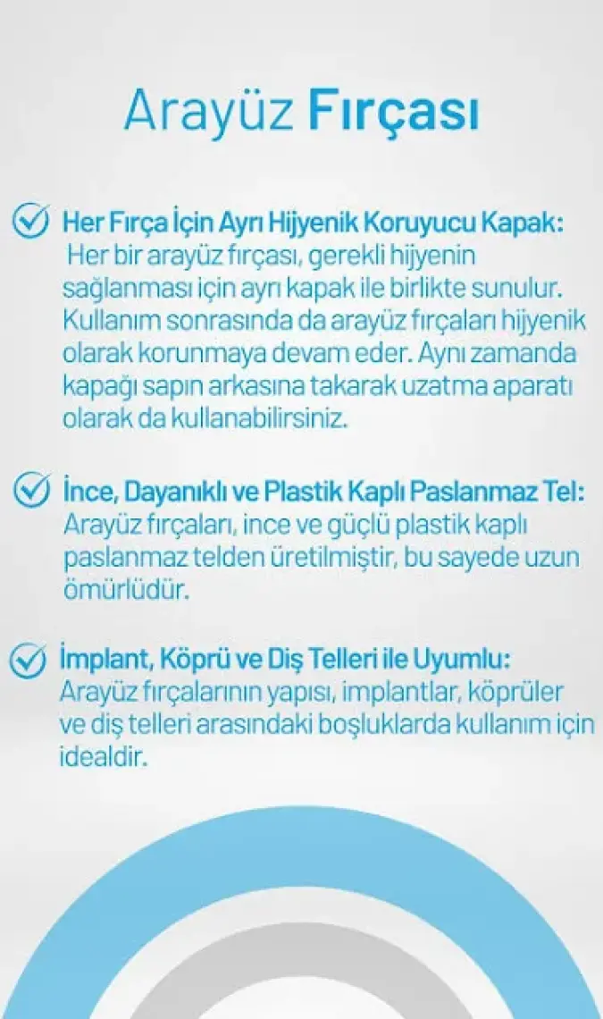 Aktident Arayüz Fırça Seti 4 Adet