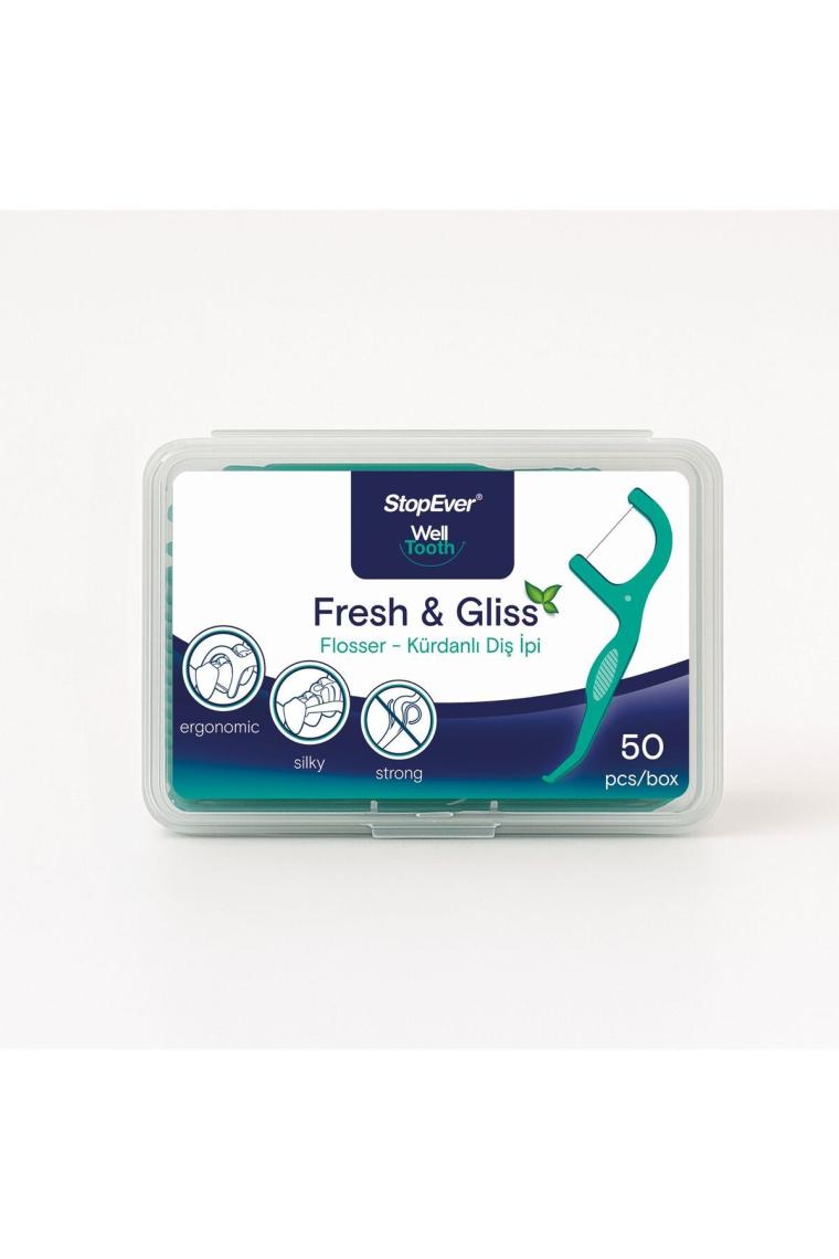 Well Tooth – Fresh & Gliss – Kürdanlı Diş İpi Plastik Kutulu