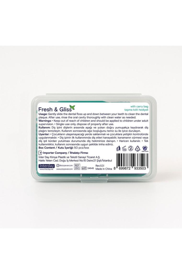 Well Tooth – Fresh & Gliss – Kürdanlı Diş İpi Plastik Kutulu