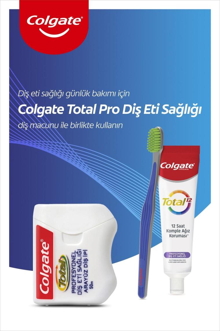 Total Profesyonel Diş Eti Sağlığı Arayüz Diş İpi 50 m