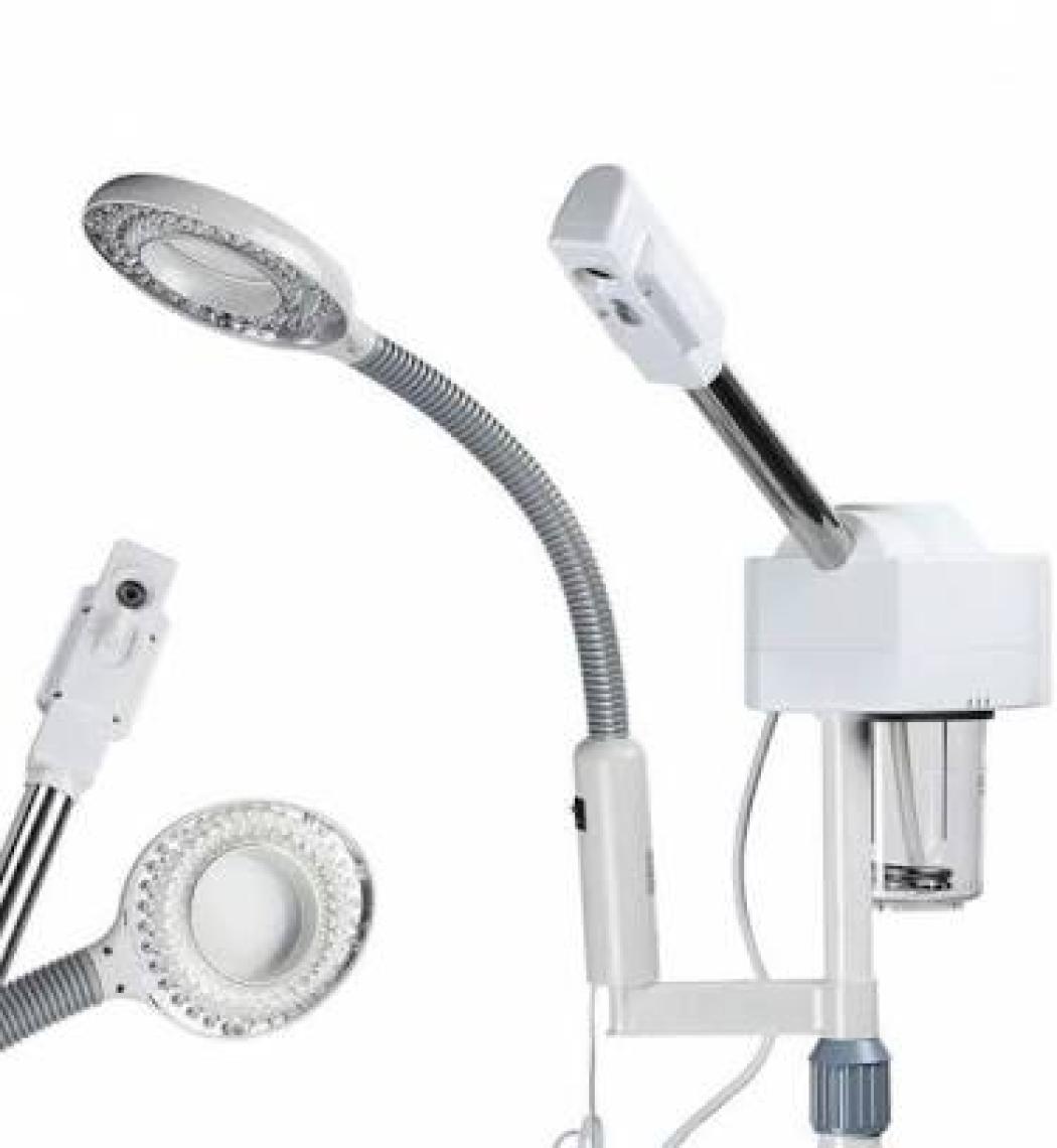 Gesh DT-318M Büyüteçli Looplu LED Işıklı Sıcak Buhar Ozonlu Yüz Buhar Makinesi Vapozon - Ayaklı - Profesyonel Cilt Bakımı