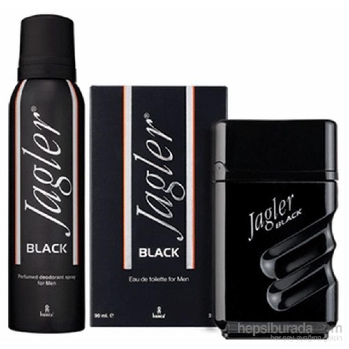 JAGLER Black Erkek Parfüm Seti 90 ml EDT + 150 ml Deodorant