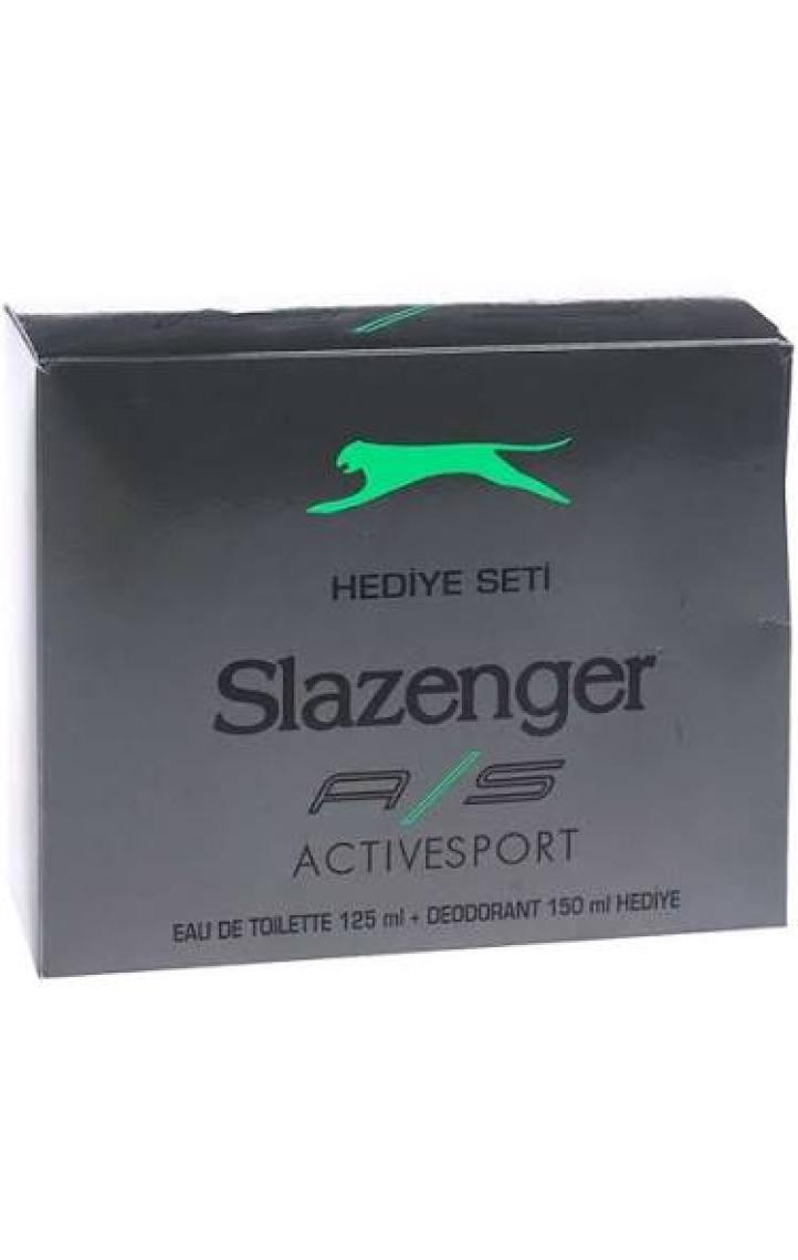 Slazenger Active Sport Yeşil 125 Ml Erkek Parfümü + 150 Ml Deodorant Set