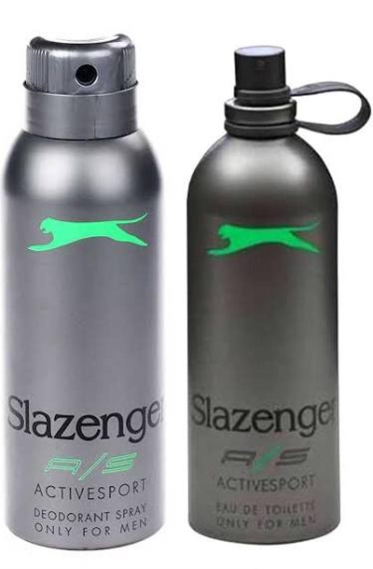 Slazenger Active Sport Yeşil 125 Ml Erkek Parfümü + 150 Ml Deodorant Set