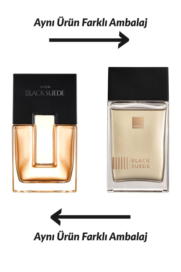 Avon Black Suede Edt 75 Ml Erkek Parfüm 3'lü Set