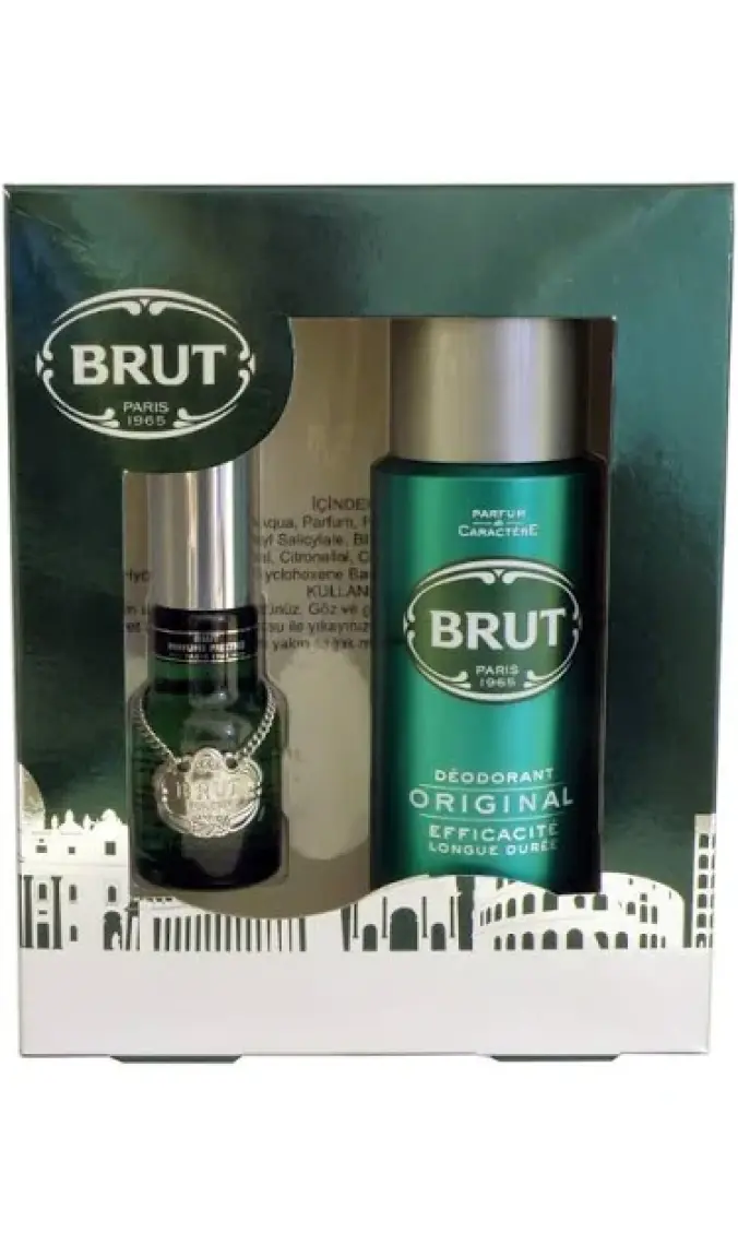 Brut Plexi Madalyon Set Edt 30ml +Orginal Deodorant  200ml