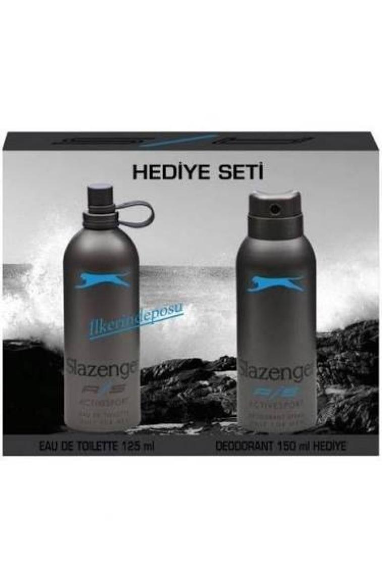 Slazenger Erkek Parfüm ve Deodorant Seti - Ferah Narenciye ve Okyanus Esintisi, 125 ml + 150 ml, Yeni Baba İçin Mükemmel Hediye