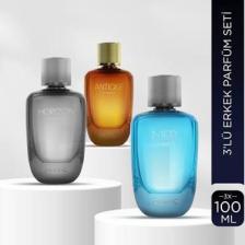 Imprimé 3'lü EDP Erkek Parfüm Seti (Mer 100 ml + Horizon 100 ml + Antique 100 ml)