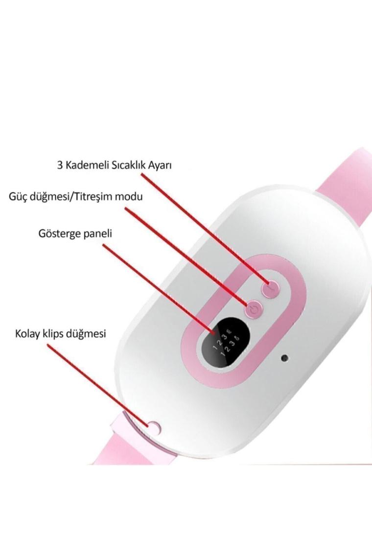 Dijital Özel Gün Kemeri - Regl Ağrıları Için Titreşimli Isı Veren Kemer