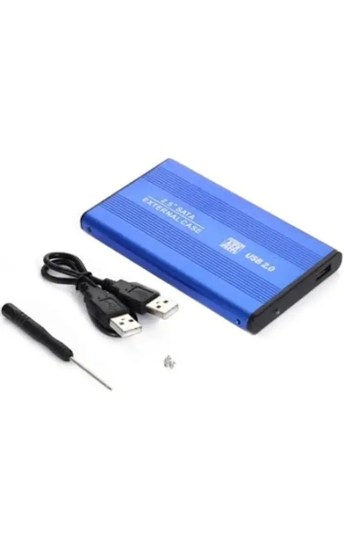 Maxgo 2001b 2.5" Usb Harici Ssd Harddisk Hdd Kutusu Sata Hard Disk Harici - Kılıf - Mavi