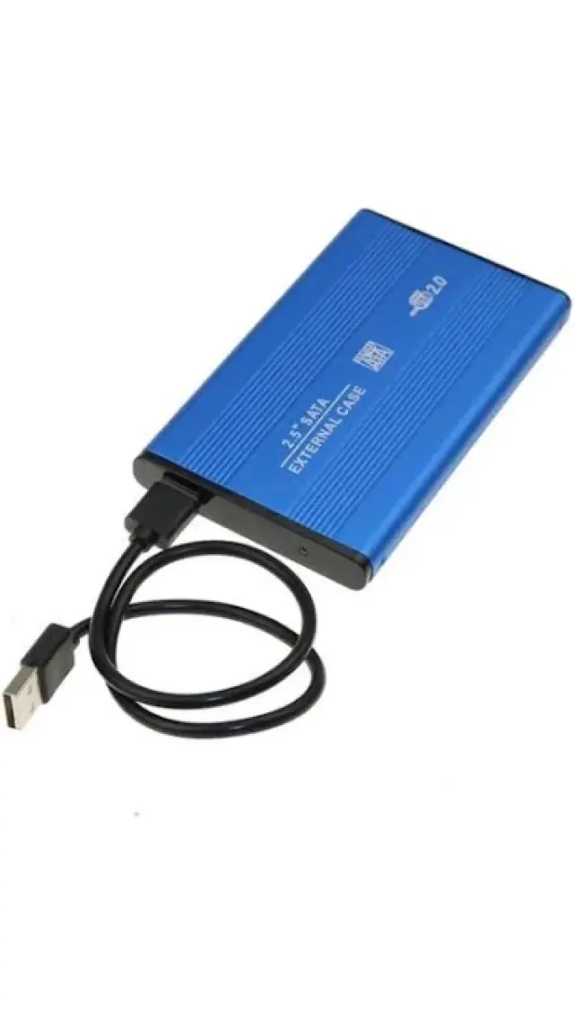 Maxgo 2001b 2.5" Usb Harici Ssd Harddisk Hdd Kutusu Sata Hard Disk Harici - Kılıf - Mavi