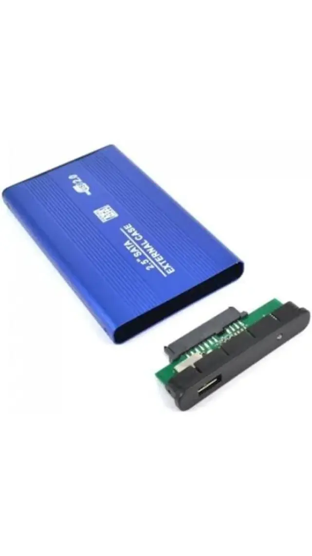Maxgo 2001b 2.5" Usb Harici Ssd Harddisk Hdd Kutusu Sata Hard Disk Harici - Kılıf - Mavi