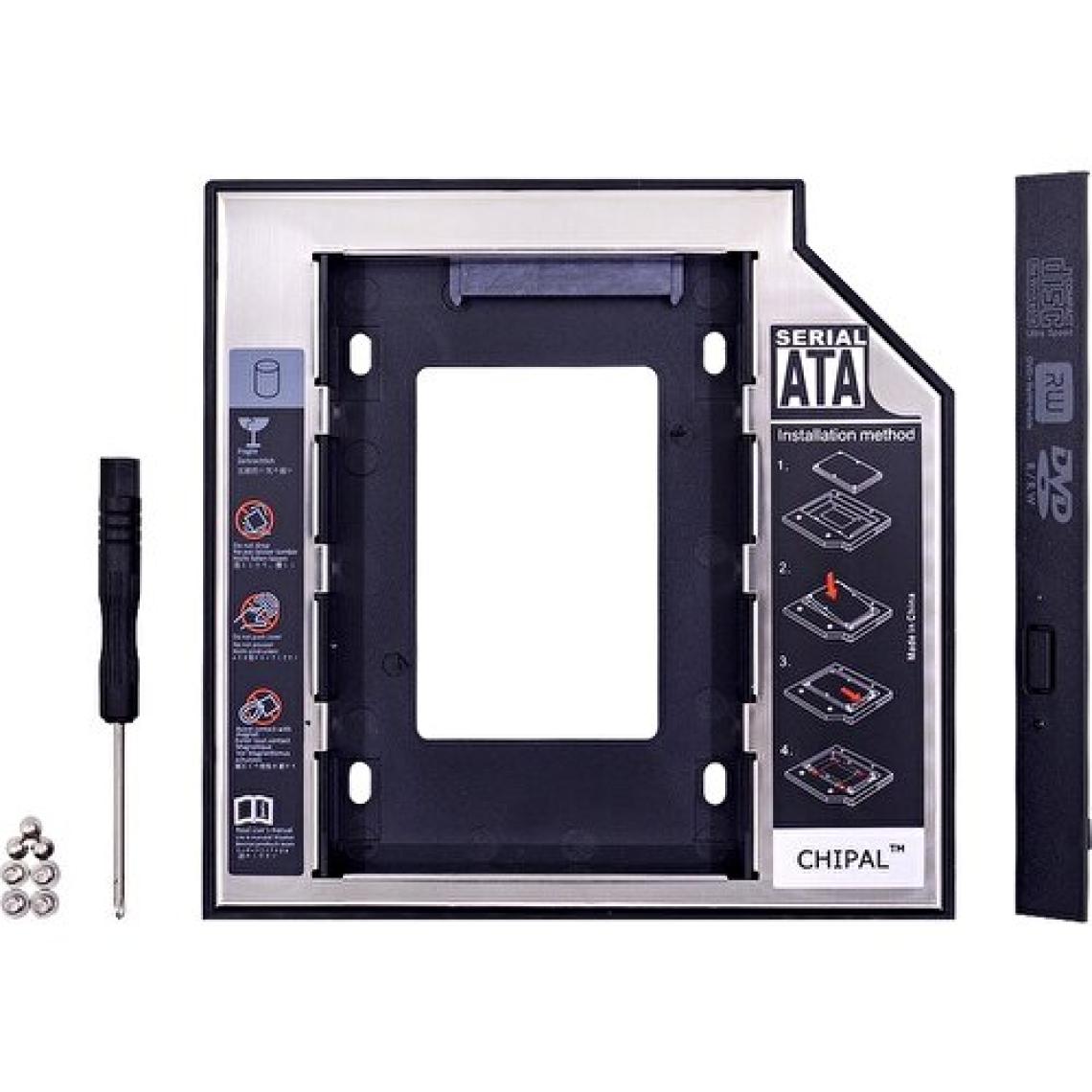 Alfais 4716 9.5mm Sata HDD Harddisk SSD Caddy Kızak Laptop Kutusu