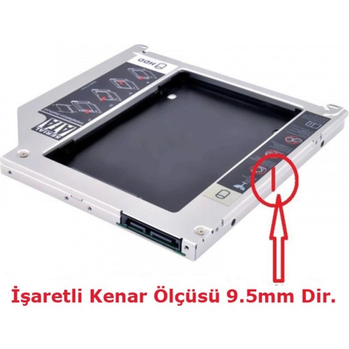 Notebook 2. Harddisk Için Yuva Kutu 9.5mm Slim Laptop Ikinci HDD