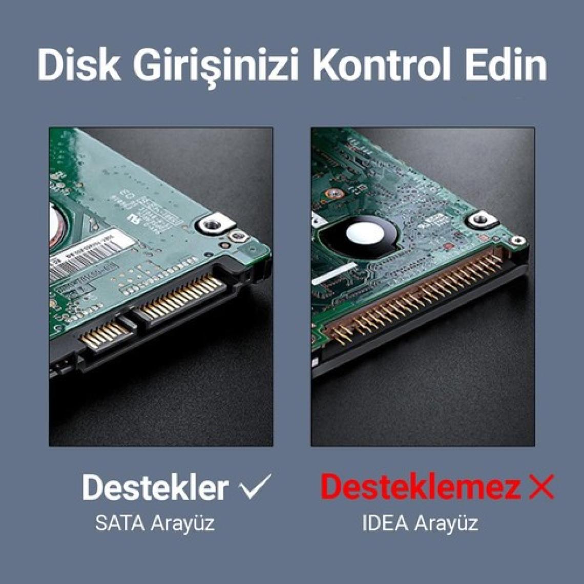 Dm Çift Slotlu Offline Clone Usb3.0 Sata 2.5 / 3.5 Inch HDD SSD Dock Station Klonlama