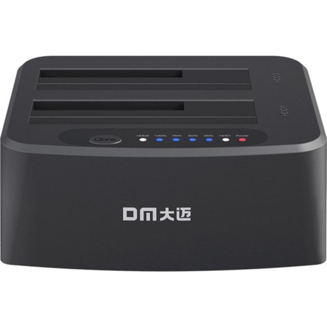 Dm Çift Slotlu Offline Clone Usb3.0 Sata 2.5 / 3.5 Inch HDD SSD Dock Station Klonlama
