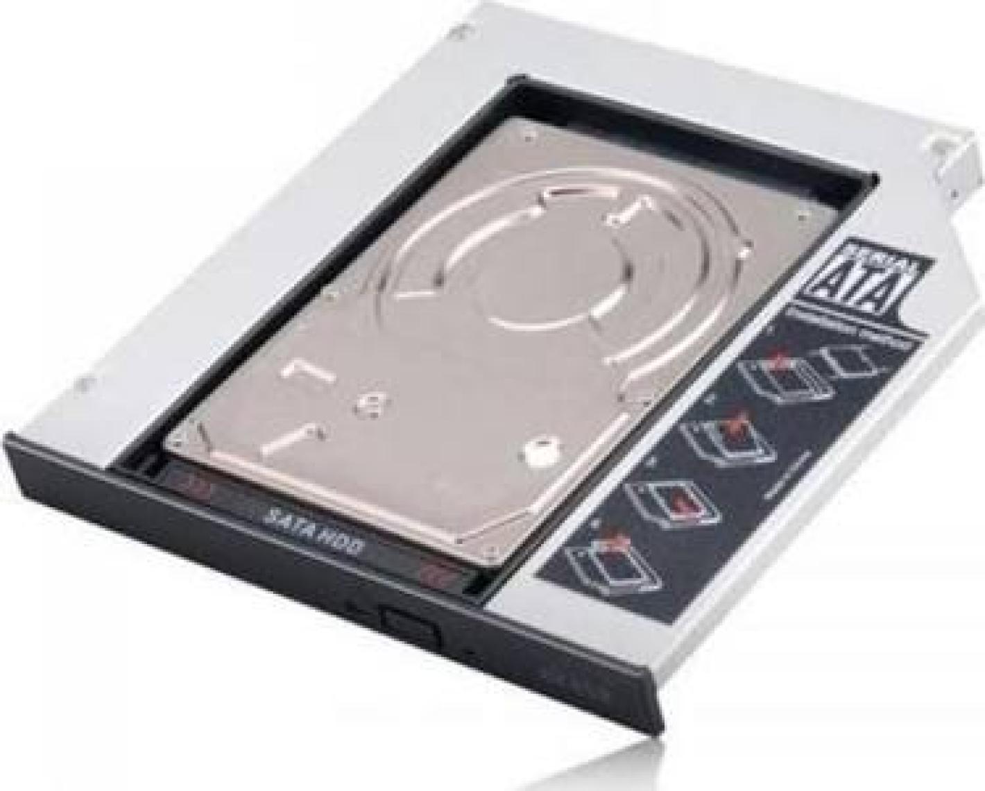 Efiks 9.5 mm HDD Slim Caddy Laptop DVD To SSD Kutu Sata