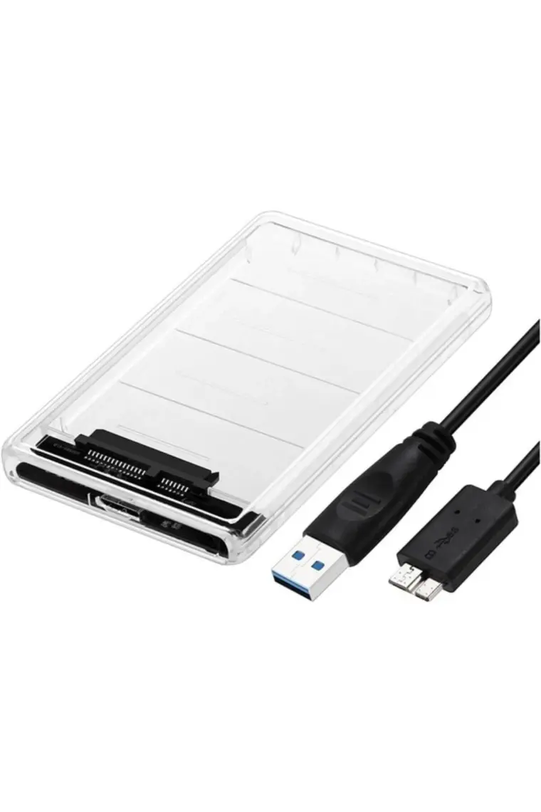Alfais 4266 2.5" USB 3.0 Harici SSD Harddisk Şeffaf Taşınabilir HDD Kutusu