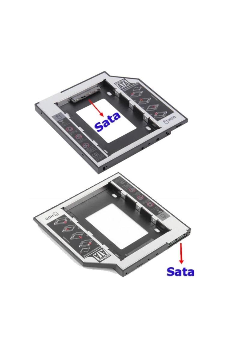 Ancheyn 12.7 mm HDD Caddy DVD SSD Kutu Sata CD Laptop Notebook Kızak Ikinci Harddisk