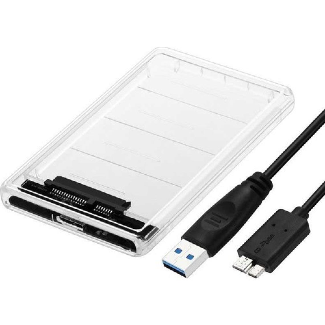 Appa 2.5" USB 3.0 Sata Harddisk Kutusu SRF-814-HDD Şeffaf