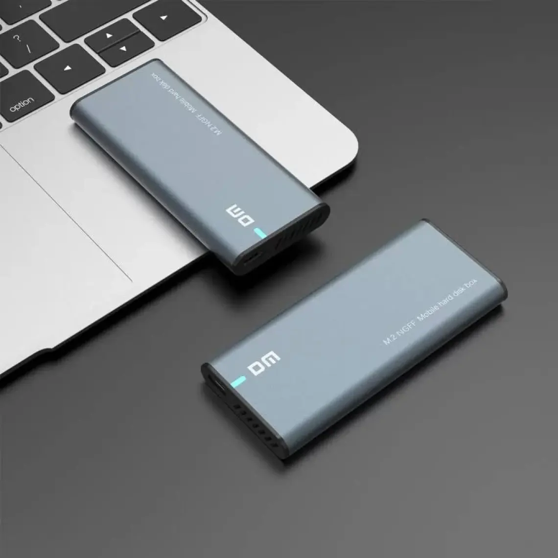 Dm HD480 Type-C 3.1 Gen2 B&m/b Key M.2 Ngff SSD Kutusu