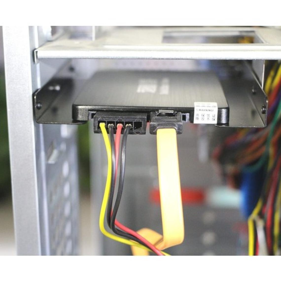 Aogo SSD ve 2.5 Disk Için To 3.5 Inç Çevirici HDD Kızak Yuvası Harddisk Tutucu SSD Montaj Braketi
