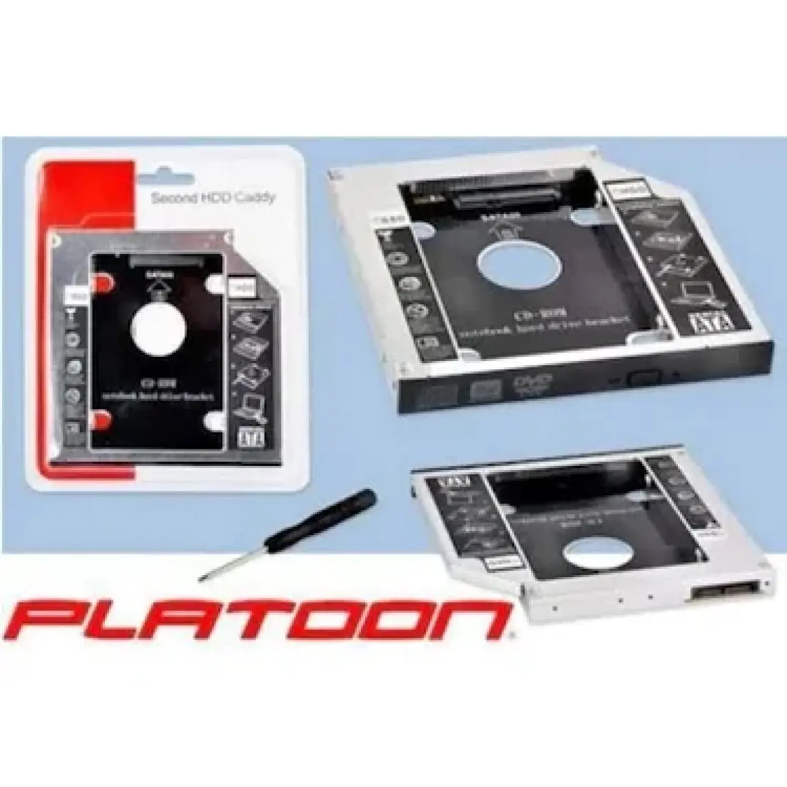 Platoon Sata 9.5 Mm Ssd Harddisk Kutusu Kızak