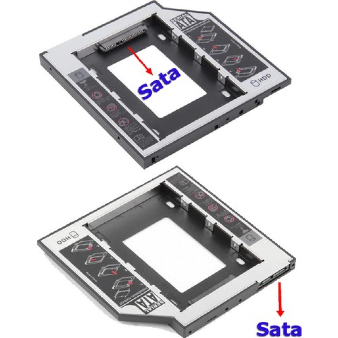 DVD Yuvasına Takılan SSD HDD Kutusu 12.7mm HDD Caddy Kızak