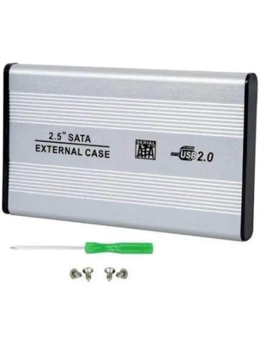 Alfais 4297 2.5 Sata USB Harddisk Kutusu Gümüş
