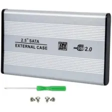 Alfais 4297 2.5 Sata USB Harddisk Kutusu Gümüş