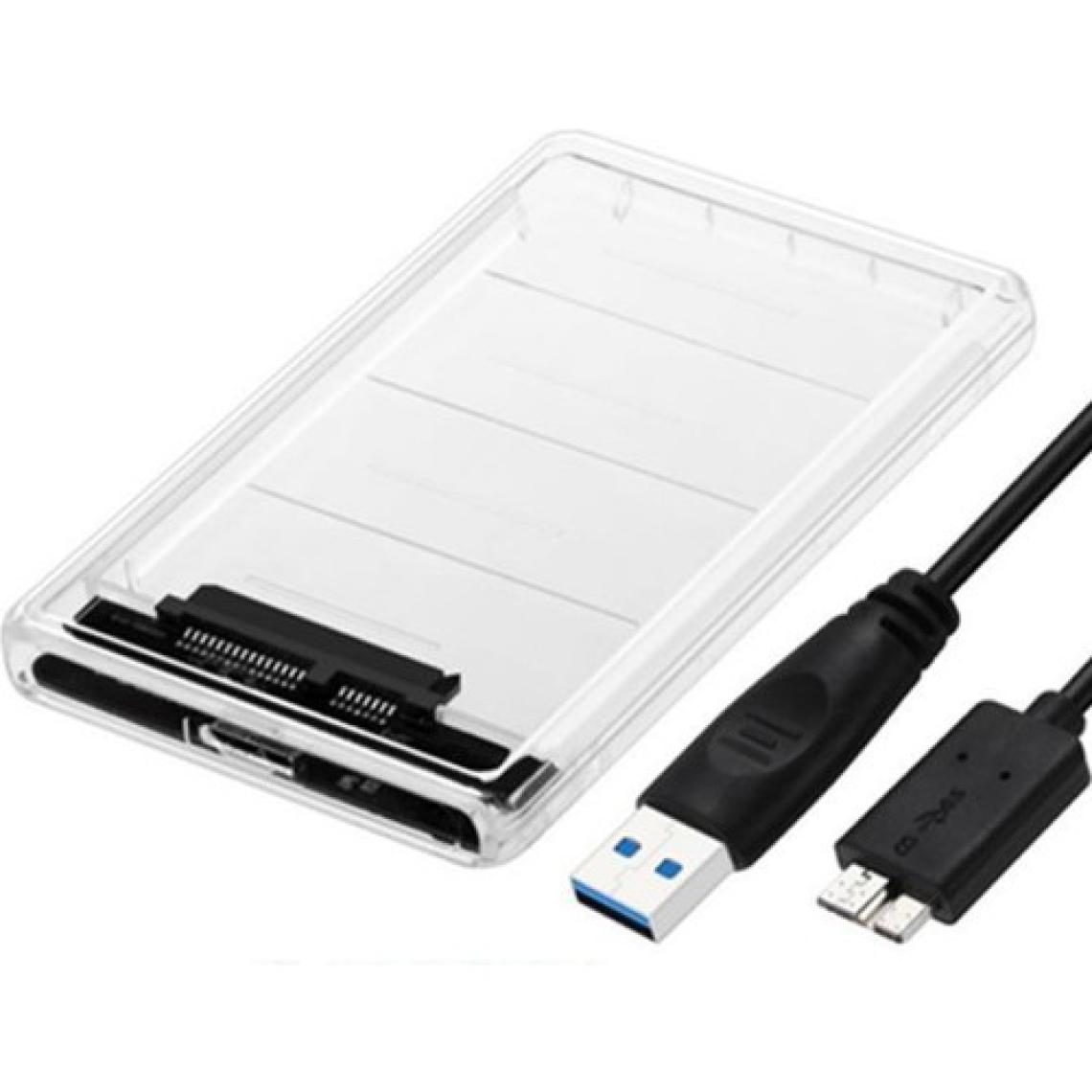 Maxgo 2135 2.5" USB 3.0 Harici SSD Harddisk Taşınabilir HDD Kutusu Sata Şeffaf