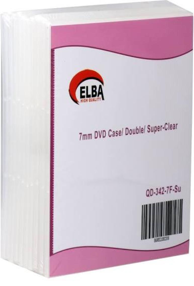 Elba Qd-342.7F-Su 2Li Şeffaf 7Mm Dvd Kutusu