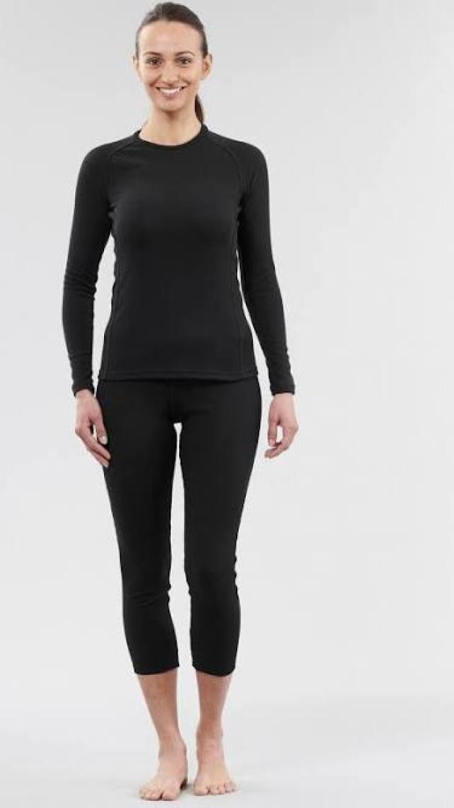 Decathlon Wedze Kadın Üst Kayak Içliği - Siyah - Bl 100
