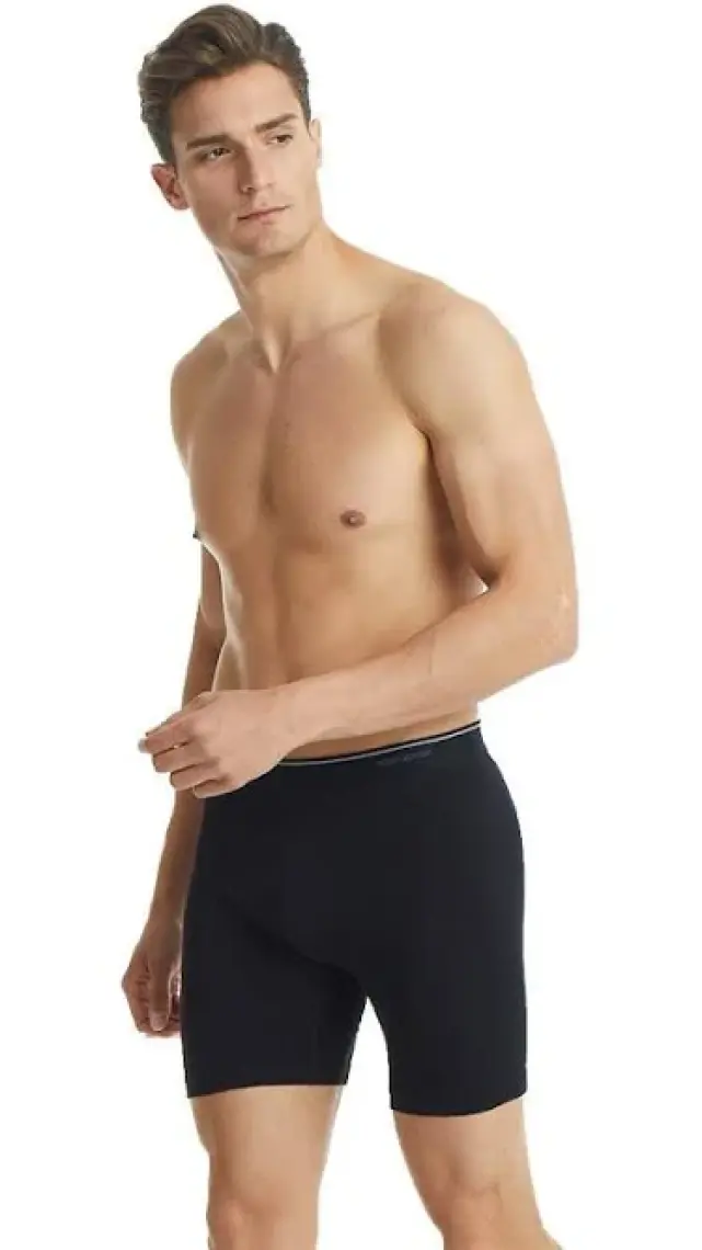 BLACKSPADE 9683 ERKEK TENDER COTTON  3 LÜ SİYAH BOXER
