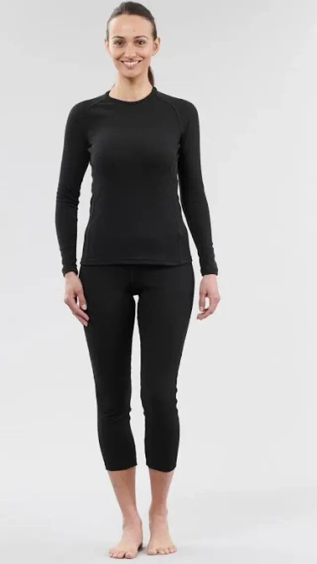 Decathlon Wedze Kadın Üst Kayak Içliği - Siyah - Bl 100