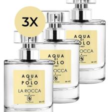Aqua Di Polo 1987 STCC000201 La Rocca Edp 50 ml x 3 Set Kadın Parfüm