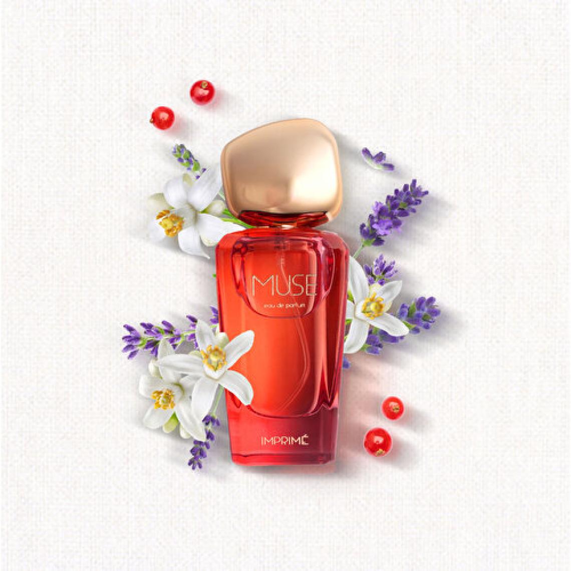 Imprime Muse EDP Kadın Parfüm, Çiçeksi-Meyveli, Frenk Üzümü, Lavanta, Yasemin, Vanilya, Misk, Amber,  50ml