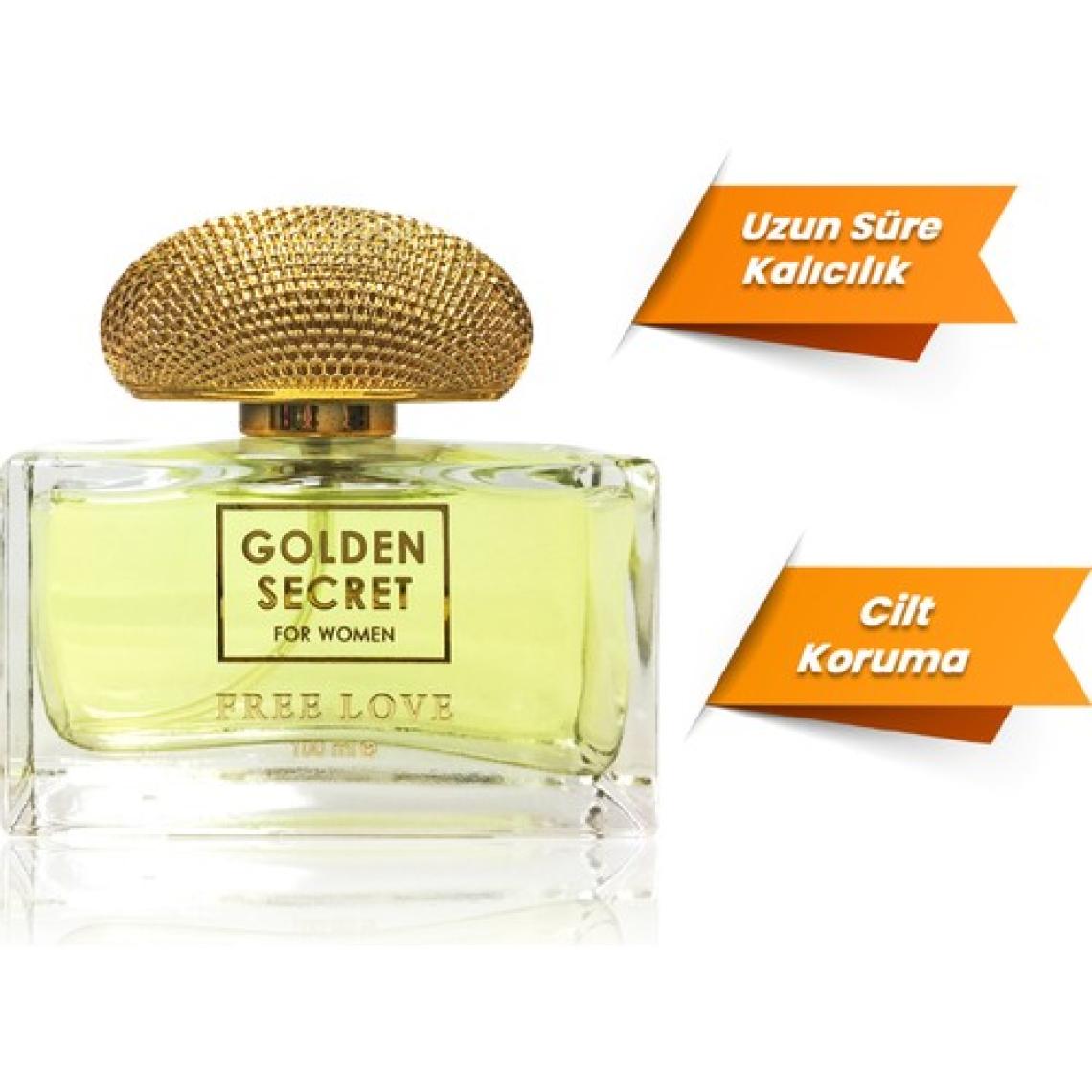 Free Love Golden Secret ve Golden Secret Edp Kadın Parfüm Seti2 x 100 ml