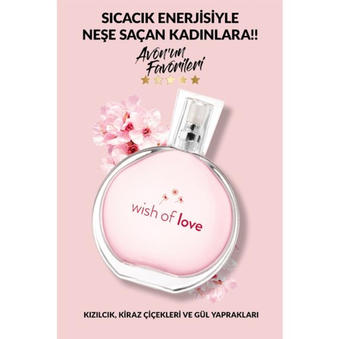 Avon Wish Of Love Edt 50 Ml Bayan Parfüm 3 Adet