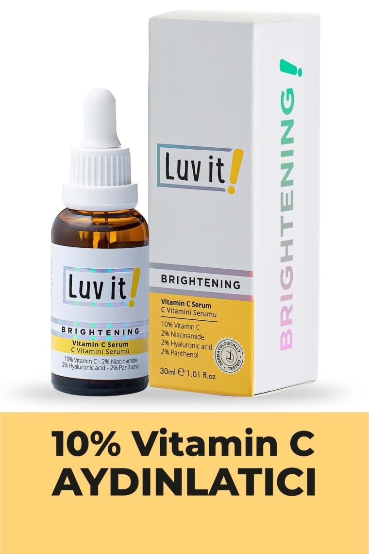 Aydınlatıcı C Vitamini Serumu (vitamin C + Hyaluronic Acid + Panthenol + Niacinamide) 30 Ml