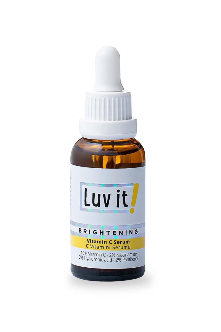 Aydınlatıcı C Vitamini Serumu (vitamin C + Hyaluronic Acid + Panthenol + Niacinamide) 30 Ml