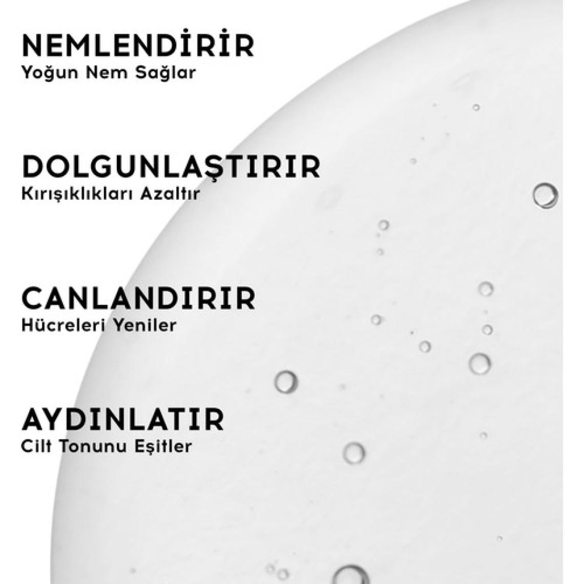Cream Co. Nemlendirici Canlandırıcı Aydınlatıcı Dolgunlaştırıcı Hyaluronik Asit Peptit Serum Tüm Cilt Tipleri