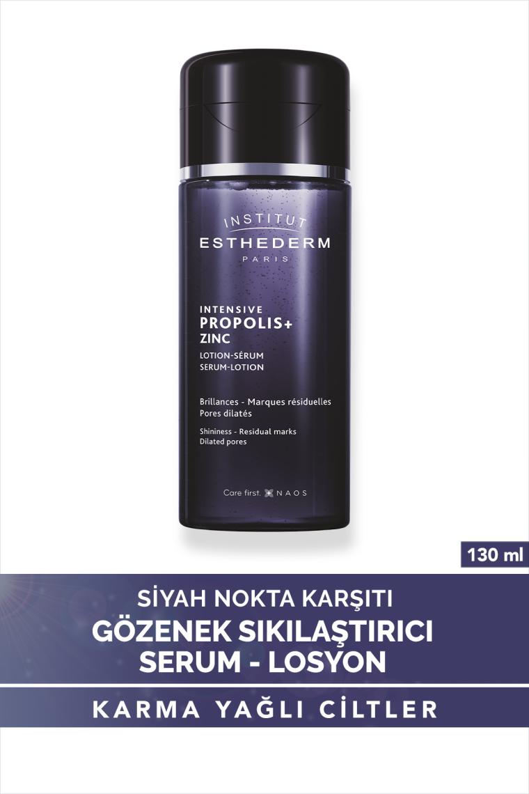 INTENSIVE PROPOLIS+ SERUM LOTION ANTİ-AGİNG AKNE KARŞITI, GÖZENEK SIKILAŞTIRICI TONİK LOSYON 130 ML