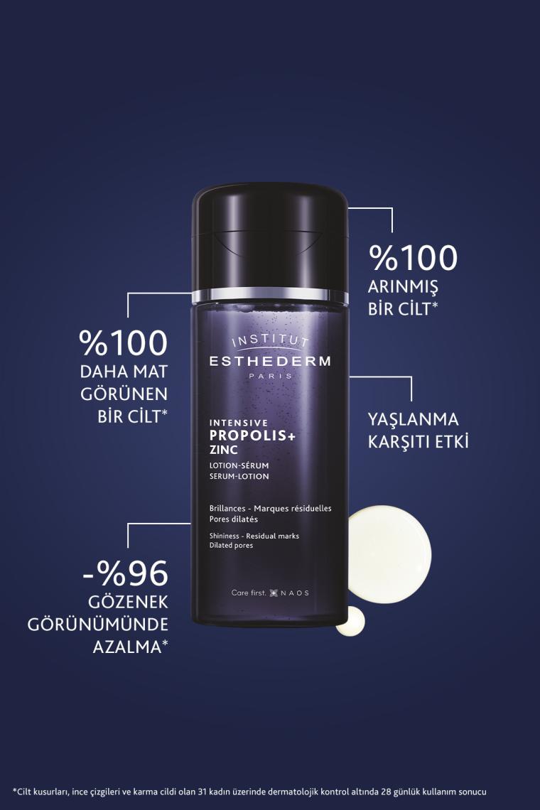 INTENSIVE PROPOLIS+ SERUM LOTION ANTİ-AGİNG AKNE KARŞITI, GÖZENEK SIKILAŞTIRICI TONİK LOSYON 130 ML