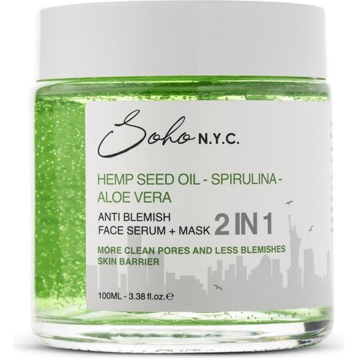 Soho N.y.c. Vegan Anti Blemish-Leke Karşıtı Durulanmayan Maske Etkili Serum 100 ml