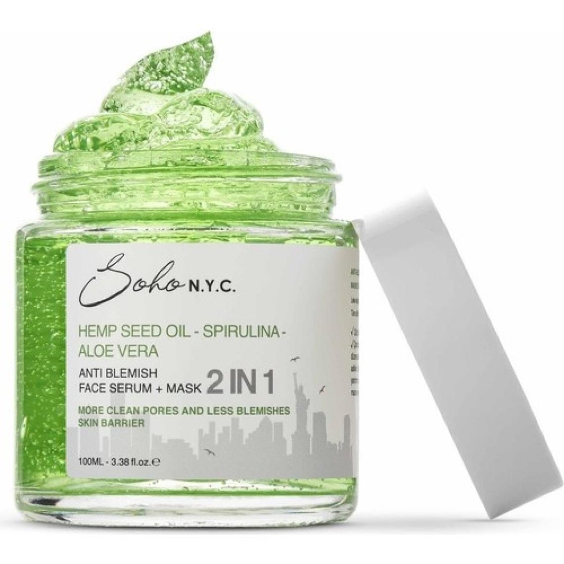 Soho N.y.c. Vegan Anti Blemish-Leke Karşıtı Durulanmayan Maske Etkili Serum 100 ml