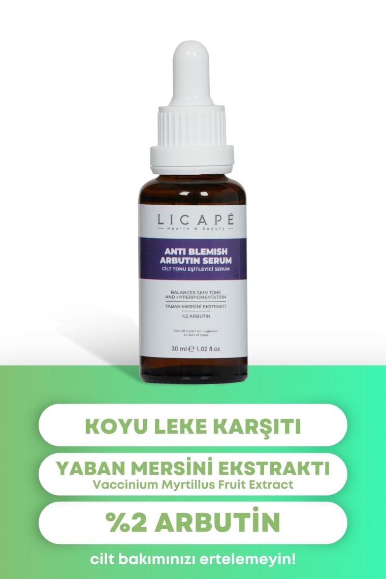Leke Karşıtı Cilt Tonu Dengeleyici %2 Arbutin Serumu