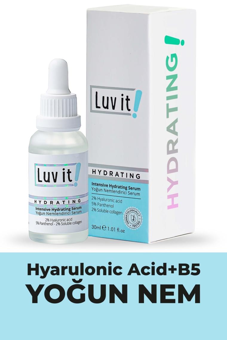 Yoğun Nemlendirici Serum (hyaluronic Acid + Panthenol + Soluble Collagen) 30 Ml