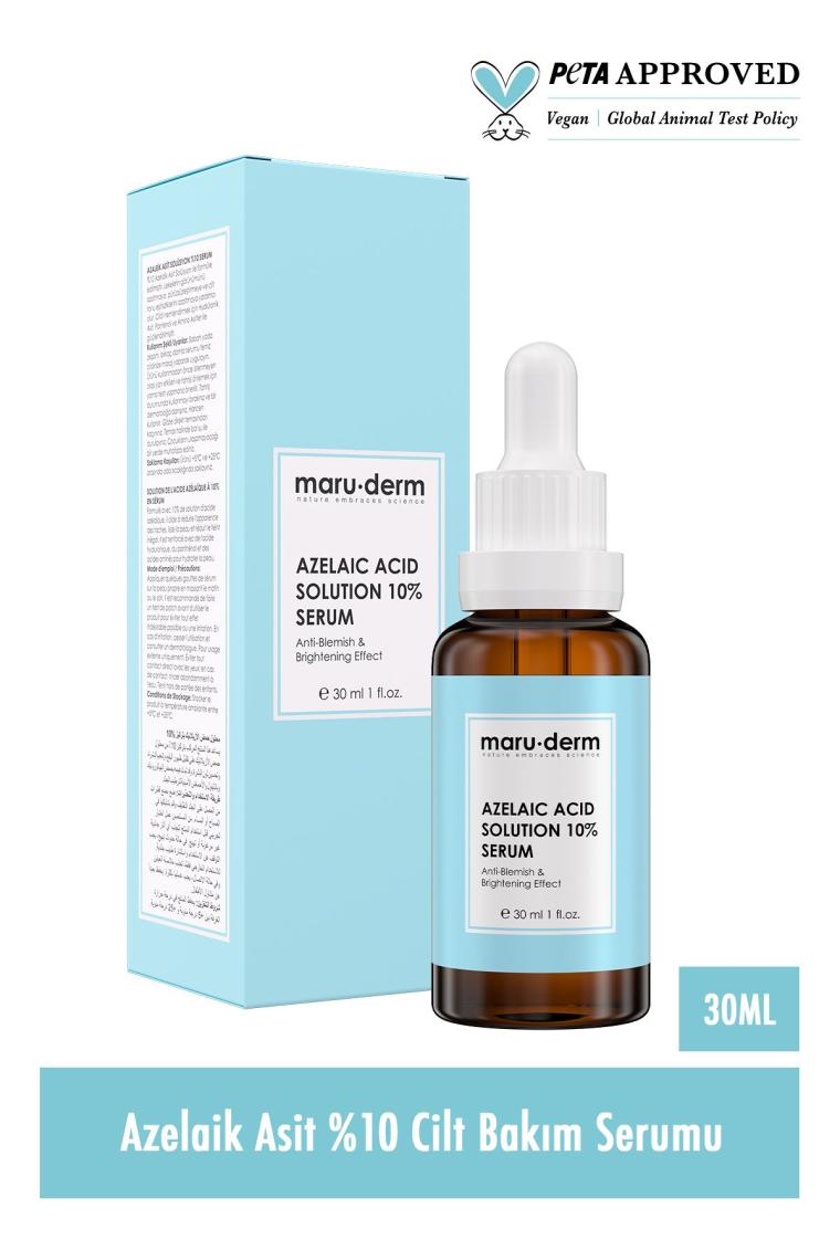 Maruderm Azelaik Asit Solüsyon %10 Aydınlatıcı Leke Karşıtı Cilt Bakım Serumu 30 ML